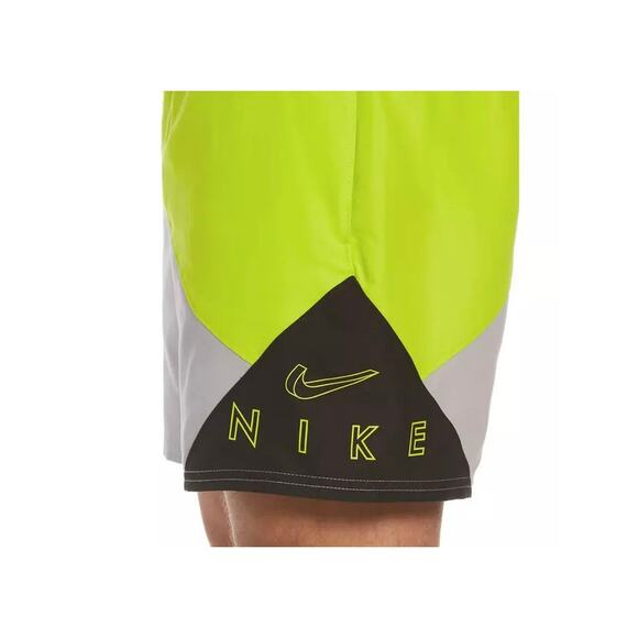 Nike Mens Gray Black Logo Jackknife Volley Brief Lined Swim Trunks Short XXL NWT - Picture 4 of 9